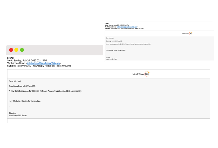 Email notifications