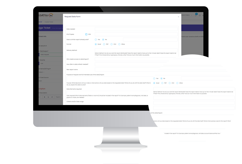 Data request form Data request form