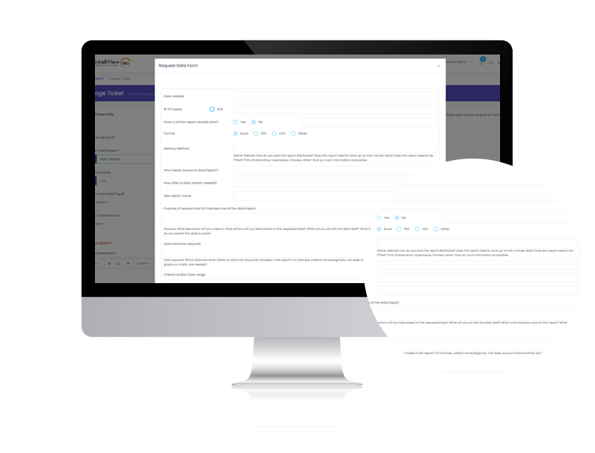Data request form Data request form